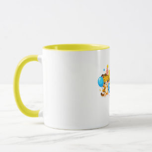 Taza De Café De Cumpleaños Feliz De Tigre De Bebé 
