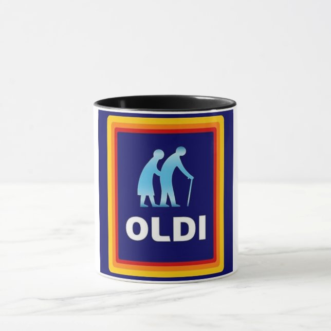 Taza de café de cumpleaños para viejitos (Centro)