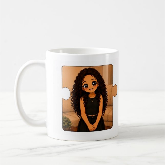 Taza de café de cumpleaños personalizada para fami (Izquierda)
