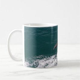 Taza de café de delfín