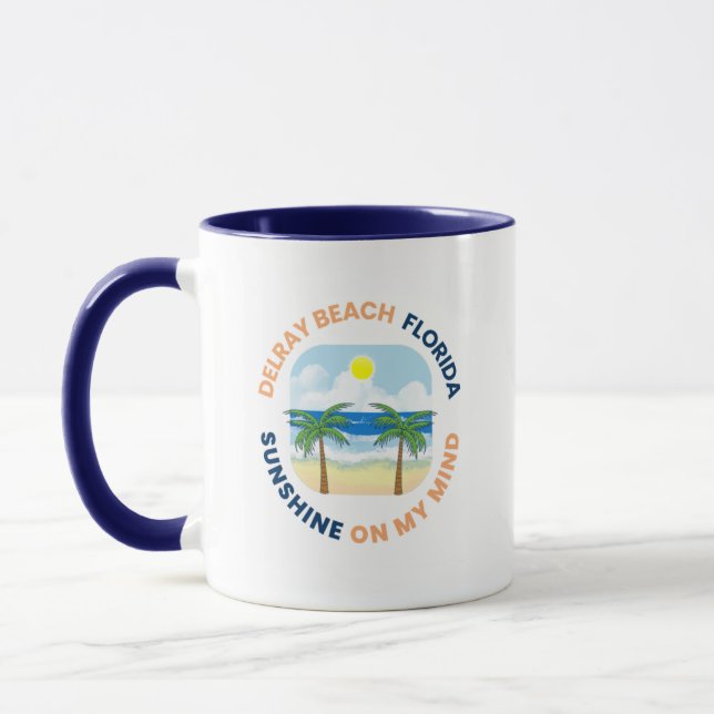 Taza de café de Delray Beach Florida (Izquierda)