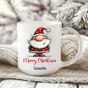 Taza de café de dibujos animados de Papá Noel mini