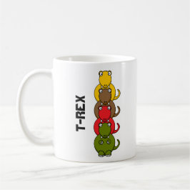 Taza de café de dibujos animados del Cretácico Tyr
