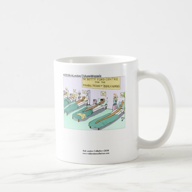 Taza de Café de Dibujos Animados Divertidos sobre  (Derecha)