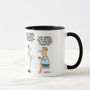 Taza de café de dieta divertida