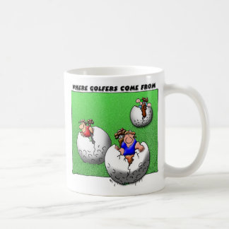 Taza De Café De donde los golfistas vienen