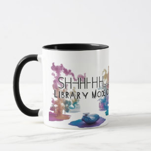 Taza de café de dos tonos artísticos para amantes 