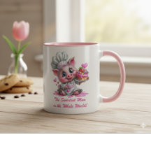 Taza de café de dos tonos para la mamá más dulce C