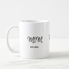 Taza De Café De Dos Tonos Para Mamá Establecida Re