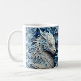 taza de café de dragón de 11oz