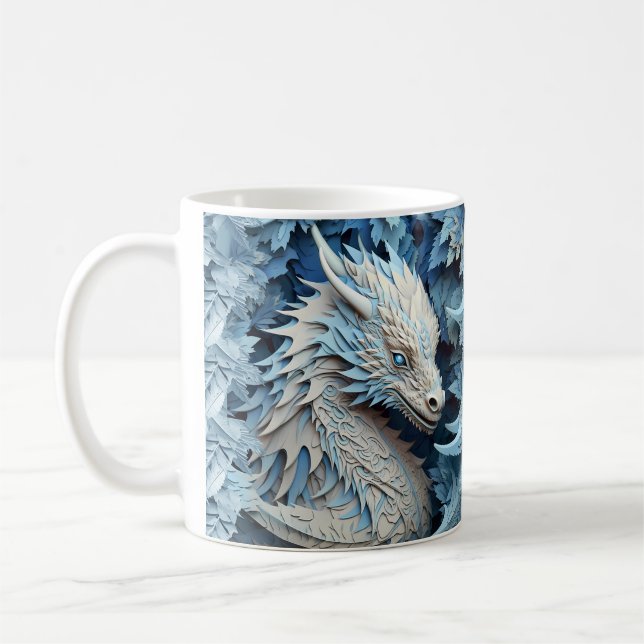 taza de café de dragón de 11oz (Izquierda)