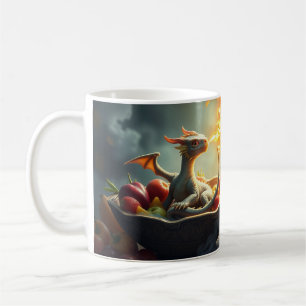 taza de café de dragón de bebé