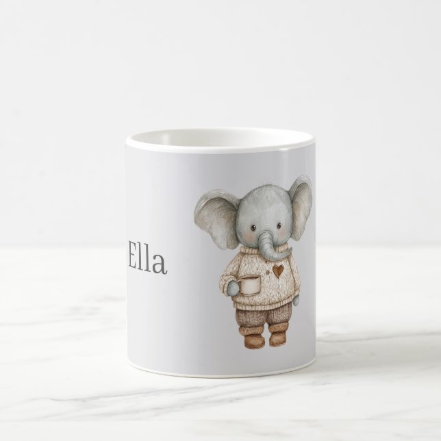 Taza de café de elefante (Centro)