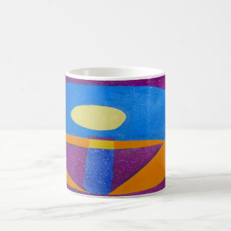 Taza De Café DÉ en arte abstracto de la palabra