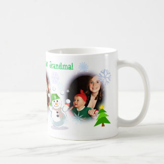 Taza de café de encargo del navidad de la foto