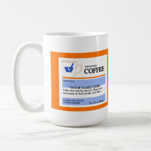 Taza de café de encargo divertida de la