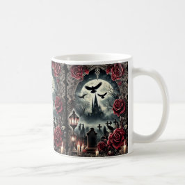 Taza de café de estilo gótico