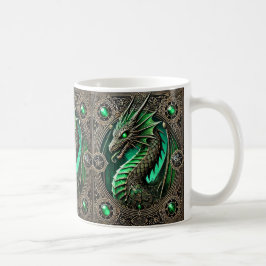 Taza de café de estilo gótico