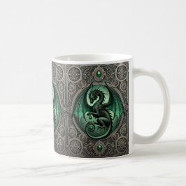 Taza de café de estilo gótico