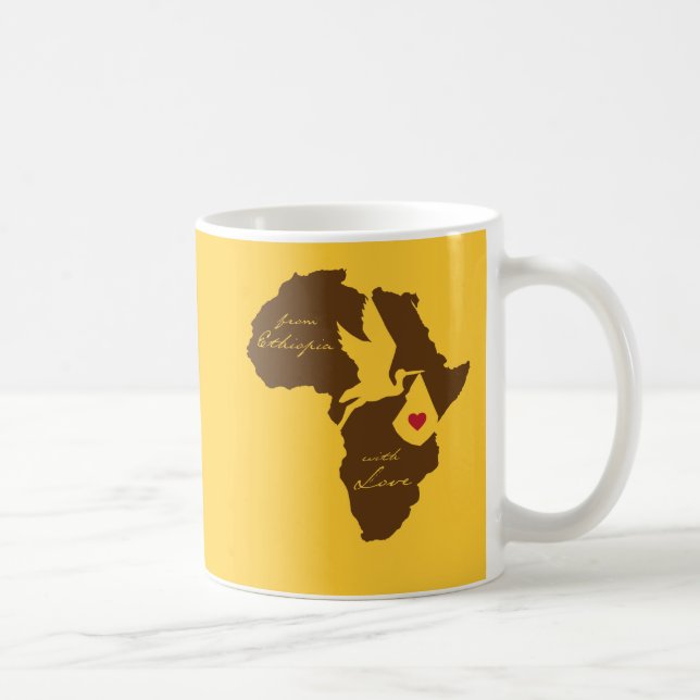 Taza De Café ¡De Etiopía con el amor - Selam! (Derecha)