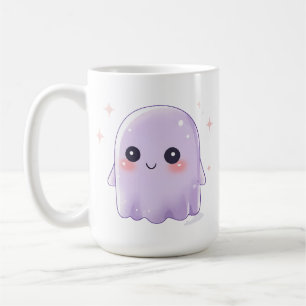 Taza de café de fantasma Kawaii lindo Taza acoge
