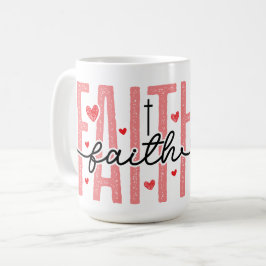 Taza de café de fe