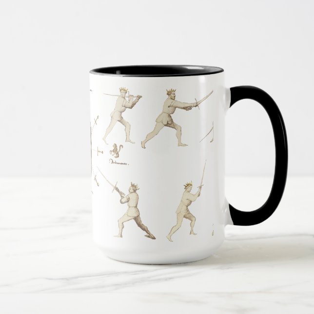 Taza de café de Fiore dei Liberi (Derecha)