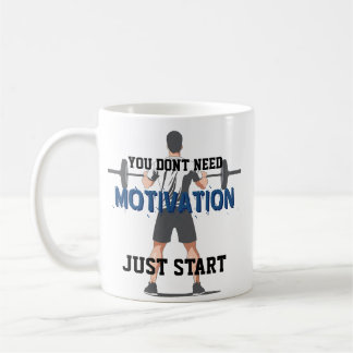Taza de café de fitness para constructores de cuer