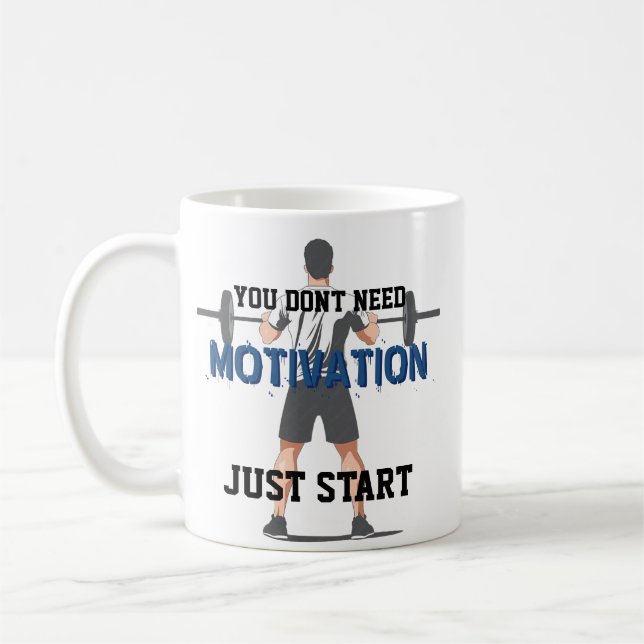 Taza de café de fitness para constructores de cuer (Izquierda)