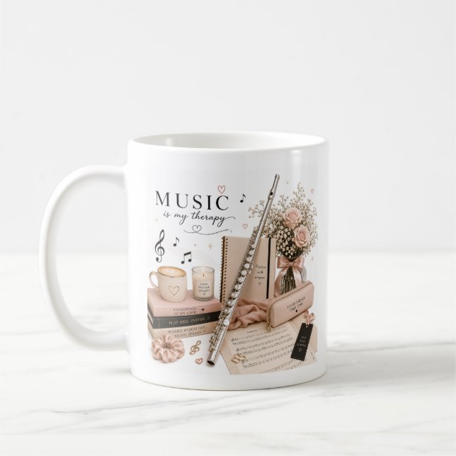 Taza de café de flauta elegante (Izquierda)
