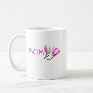 Taza de café de flor de nacimiento personalizada