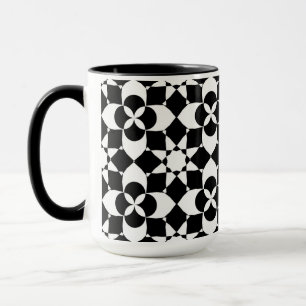 taza de café de flores y estrellas
