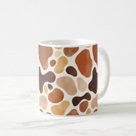Taza de café de flujo natural: estética neutra cál