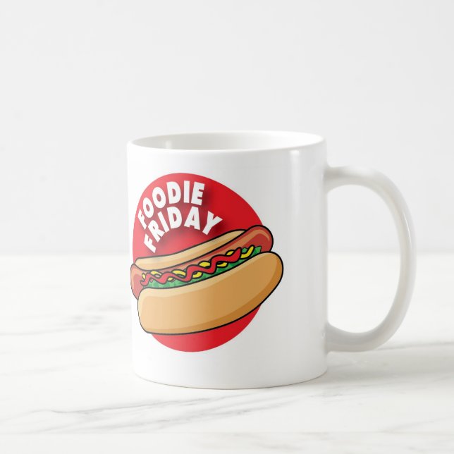 Taza de café de Foodie viernes (Derecha)