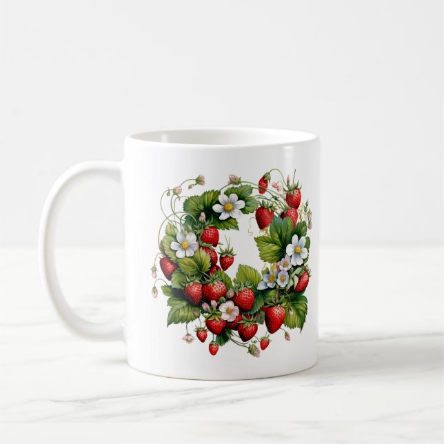 Taza de café de fresa (Izquierda)