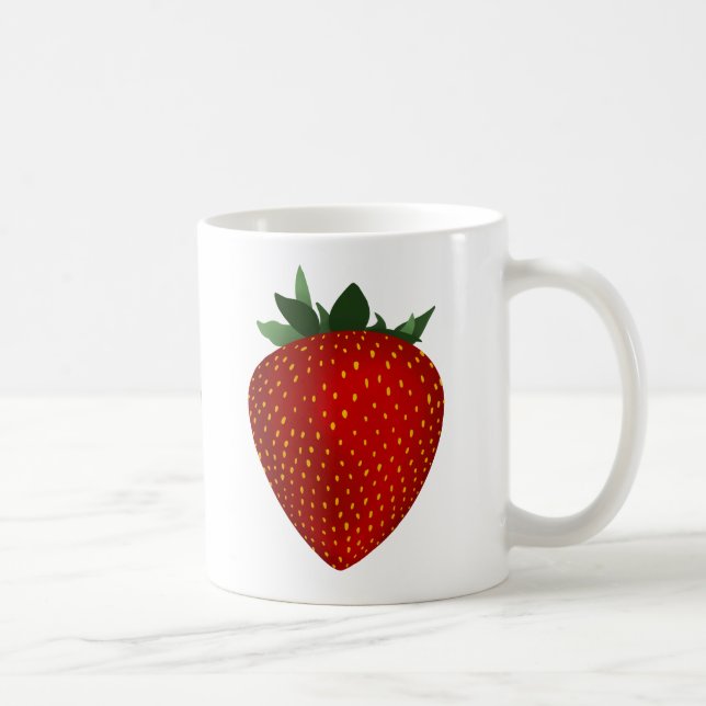 taza de café de fresa (Derecha)