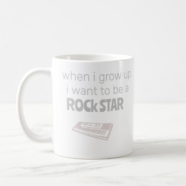 Taza de café de futura estrella de rock (Izquierda)