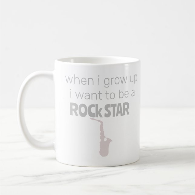 Taza de café de futura estrella de rock (Izquierda)