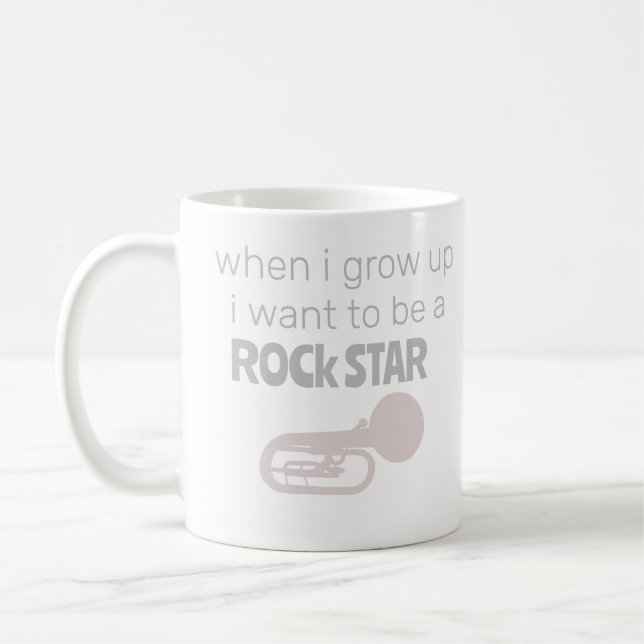 Taza de café de futura estrella de rock (Izquierda)