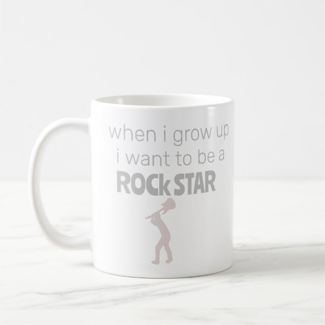 Taza de café de futura estrella de rock (Izquierda)