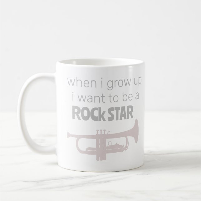 Taza de café de futura estrella de rock (Izquierda)