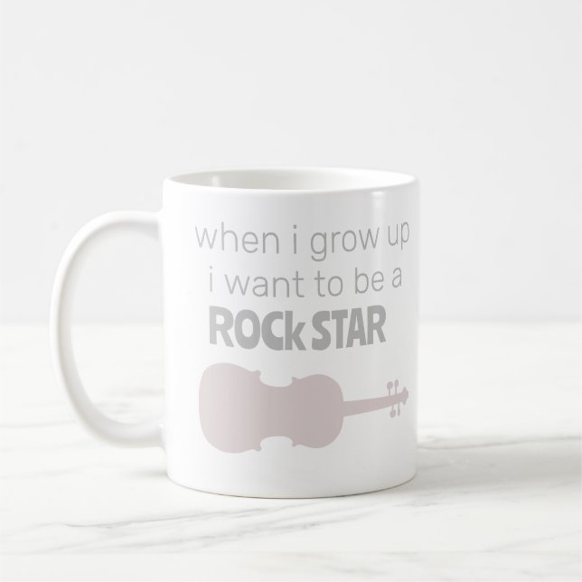Taza de café de futura estrella del rock (Izquierda)