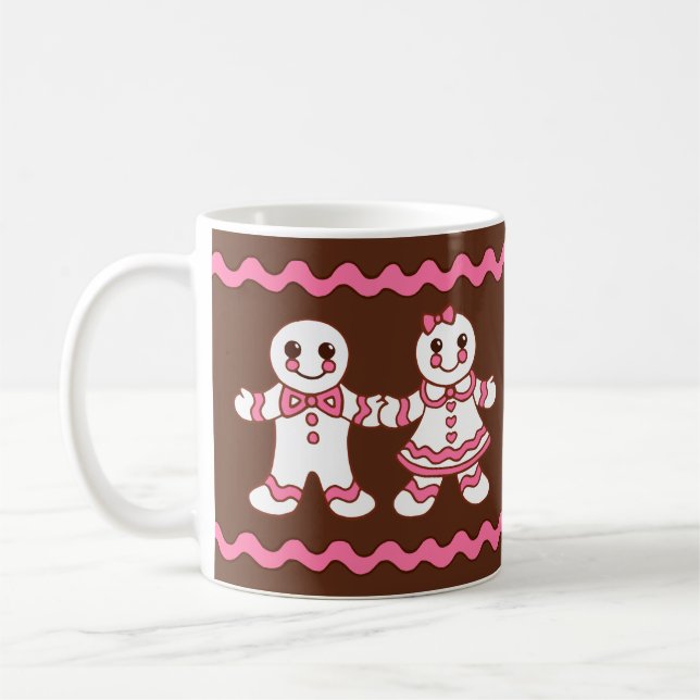 Taza de café de galletas de Navidad  (Izquierda)