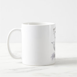 Taza de café de gato feliz