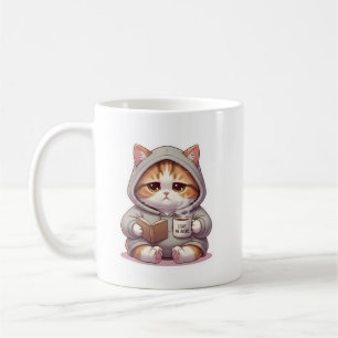 Taza de café de gato gruñón Nope No hoy Regalo de