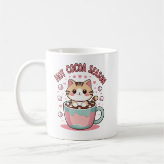 Taza de café de gato lindo de invierno – Regalo ac