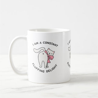 Taza de café de gato lindo divertido | Taza de hum