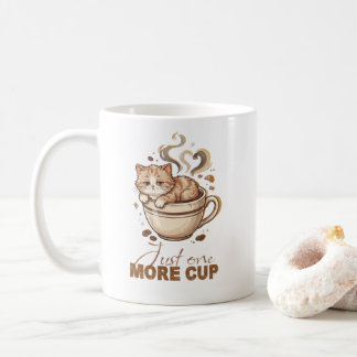 Taza de café de gato lindo | Regalo divertido de s