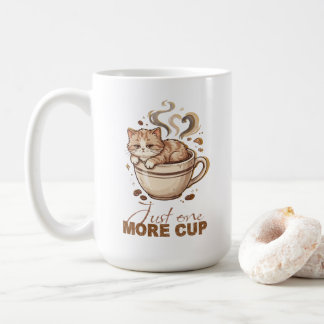 Taza de café de gato lindo | Regalo divertido de s