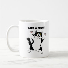 Taza de café de gato negro descarado – Recordatori